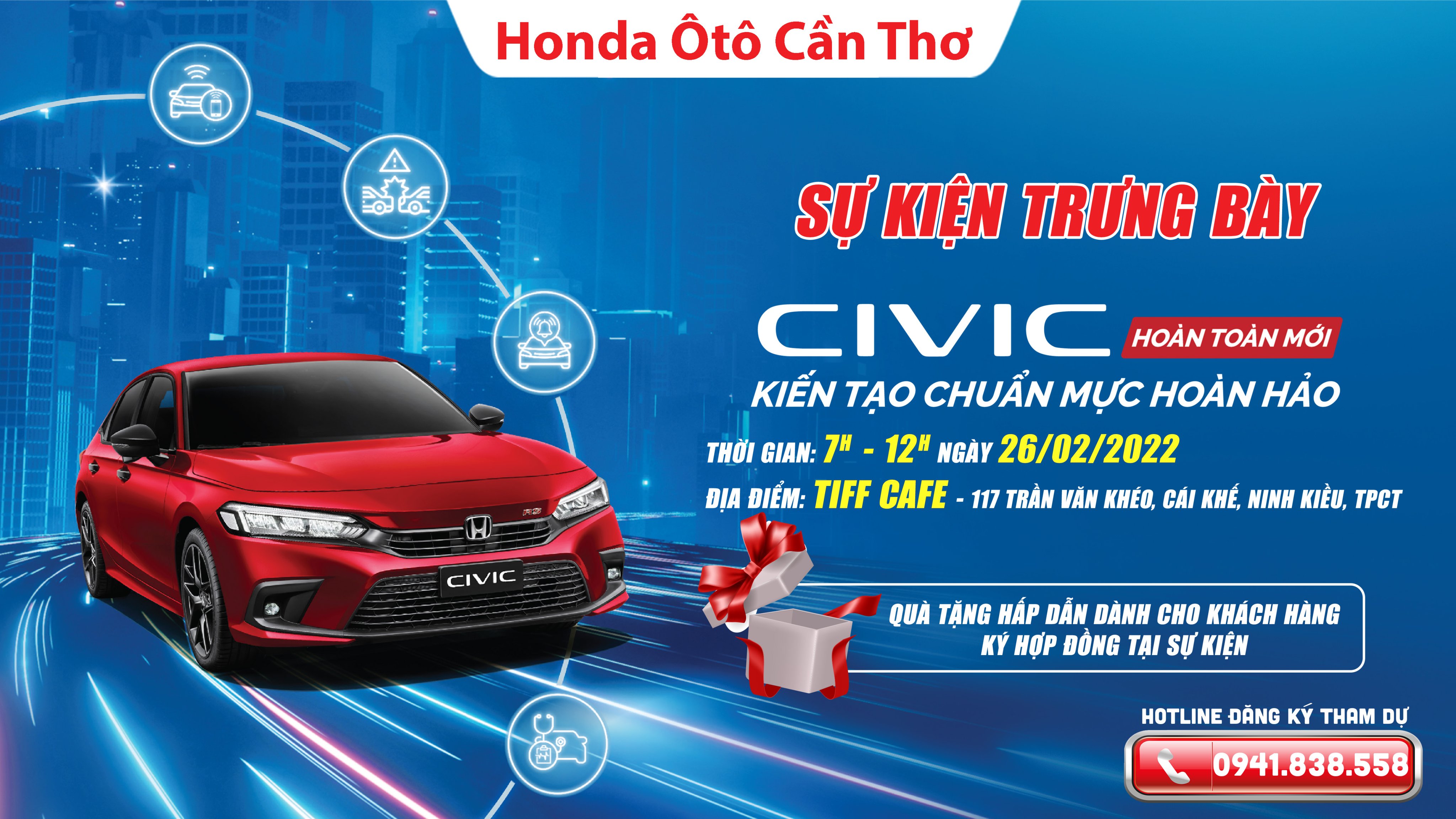 CHƯƠNG TRÌNH TRƯNG BÀY XE HONDA CIVIC ALL NEW