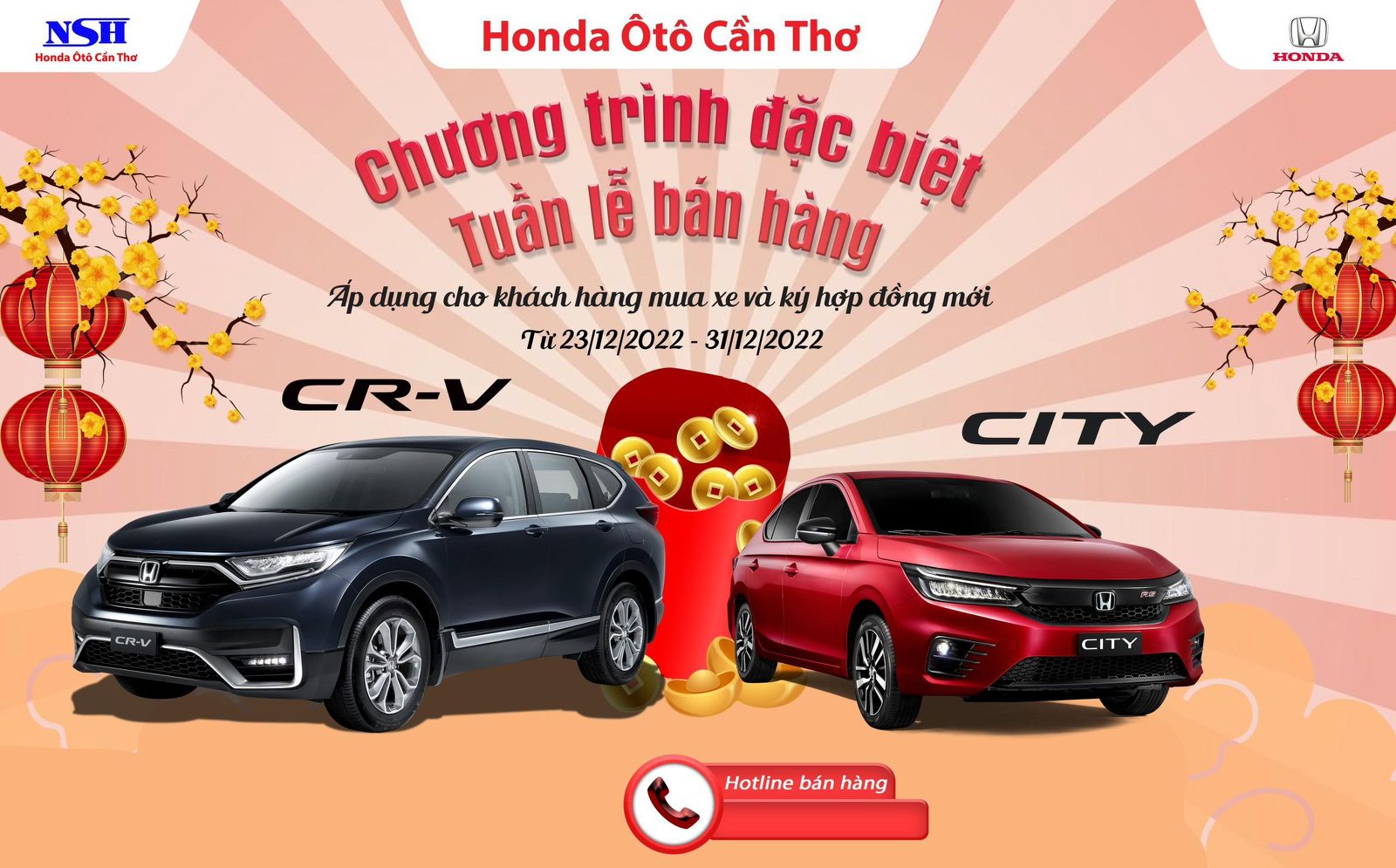 TUẦN LỄ BÁN HÀNG ĐẶC BIẾT - HONDA CR-V & HONDA CITY